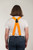 Classic Suspenders - Model View Rear - Orange