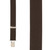 Front View - Big & Tall Suspenders - 1.5 Inch Construction Clip Suspenders - Brown