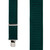 Classic Suspenders in Green - Front View