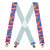 American Flag Suspenders - Full View