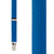 3/4 Inch Wide Thin Suspenders - POWDER BLUE (Satin) - Front View