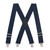 NAVY Logger Suspenders - 2 Inch Wide - CLIP - Full View