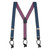 Jacquard Diamond Burst Suspenders - Button - Full View