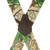 Real Tree X-TRA Brown Camo Suspenders - Rear View