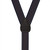 Pinstripe Elastic Suspenders in Navy - Rear View