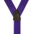 1.5 Inch Wide Button Suspenders in Purple - Rear View