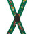 Santa Suspenders in Green - Rear View