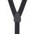 1 Inch Wide (Y-Back) Clip Suspenders - BLACK