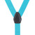 Suspenders in Turquoise - Rear View