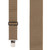 Heavy Duty Work Suspenders - TAN - Front View