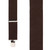 Classic Suspenders - Front View - Brown