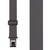 Rear View - Grey Perry Suspenders - 1.5 Inch Wide Belt Clip