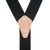 Perry Suspenders - Rear View - Black 1.5-Inch Elastic