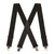 Heavy Duty Work Suspenders in Black - Full View