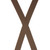 1 Inch Wide Clip Suspenders (X-Back) - BROWN