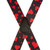 Hearts Suspenders - Rear View