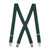 1.5 Inch Wide Suspenders in Hunter - Full View