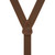 1.25-Inch Elastic Y-Back Suspenders in Brown - Rear View