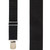 Black Heavy Duty Work Suspenders - Front View