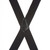 Black Heavy Duty Work Suspenders - Rear View