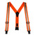 Perry Reflective Safety Suspenders in Orange - Full View