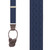 Jacquard Suspenders in Navy - Front View