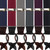 Woven Pin Dot Button Suspenders - All Colors