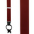 French Satin Twill Suspenders in Wine - Front View