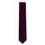 Red & Navy Striped Necktie