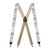 Vintage Ribbon Match Point Suspenders - Full View