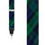 Tartan Plaid Clip Suspenders in Black Watch - Front View