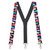 Class of 57 1.5-Inch Wide Trigger Snap Suspenders - Full View