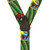 RED TRACTOR 1.5-Inch Wide Trigger Snap Suspenders - Rear View