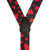 HEARTS 1.5-Inch Wide Trigger Snap Suspenders - Rear View