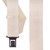 Undergarment Side Belt Clip Suspenders in Beige - Front View