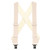 Undergarment Side Belt Clip Suspenders in Beige - Full View