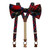 Bow Tie & Suspenders Set in Royal Stewart - Button