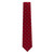 Necktie in Red Snowflake Pattern