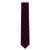 Necktie in Red & Navy Bold Stripe