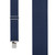Welch Clip Logger Suspenders in Navy - Front View