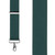 2 Inch Wide Trigger Snap Suspenders in Hunter - Front View