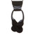 Black Leather Button Attachment