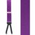 1.5-Inch Wide Silk Suspenders in Purple - Front View