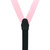 Bangkok Silk Button Suspenders in Pink - Rear View