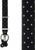 Black & White Polka Dot Suspenders by Oxford Kent - CONVERTIBLE