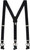 Black & White Polka Dot Suspenders by Oxford Kent - CONVERTIBLE