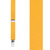 Golden Yellow X-Back Suspenders - 3/4" Width, 42" Length