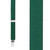 Hunter Green X-Back Suspenders - 3/4" Width, 42" Length