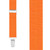 Neon Orange X-Back Suspenders - 1'' Width, 36" Length