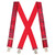 Red Tape X-Back Suspenders - 2" Width, 48" Length